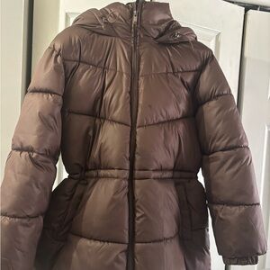 GAP Chocolate Brown Puffer Jacket